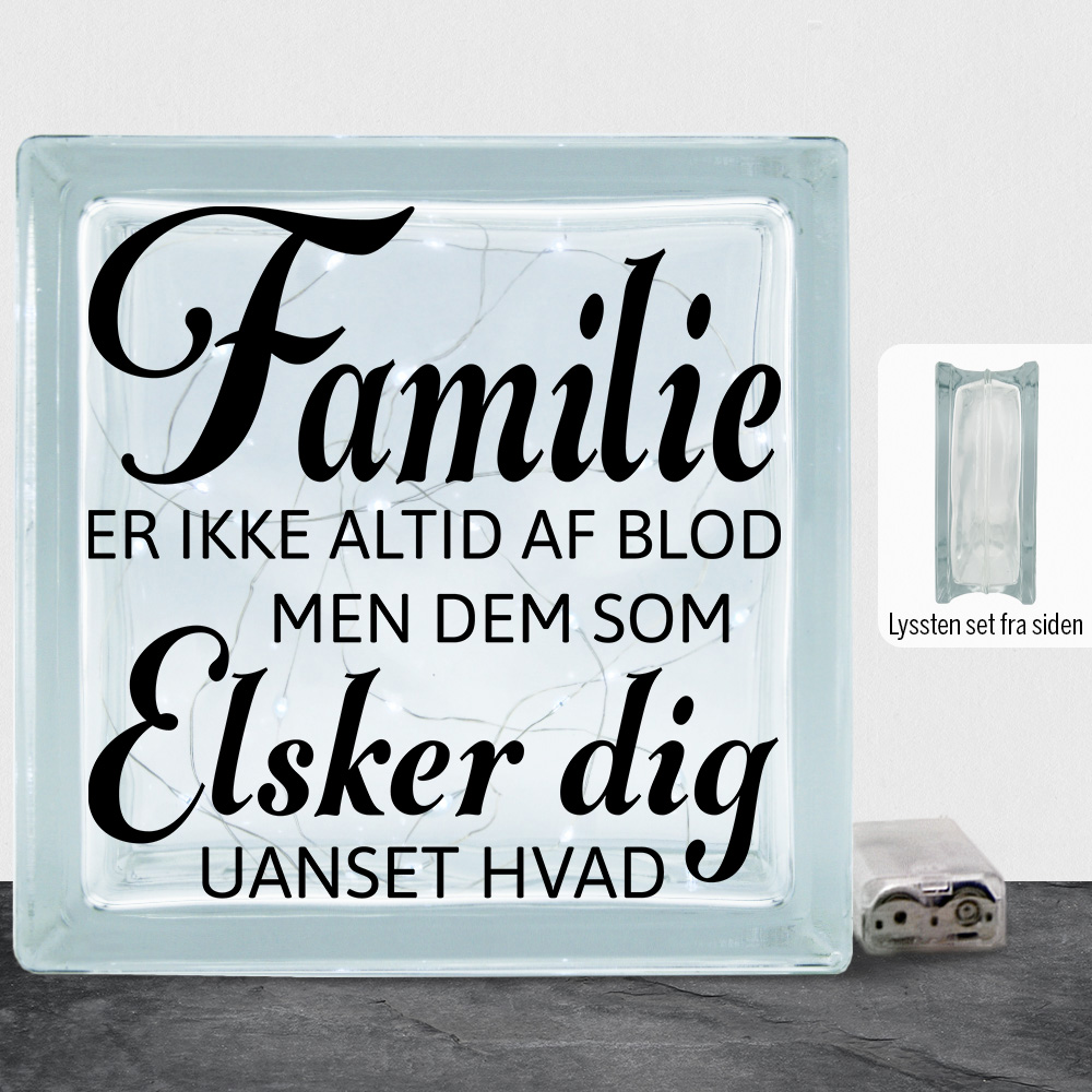 Familie er ikke altid af blod... | Lyssten
