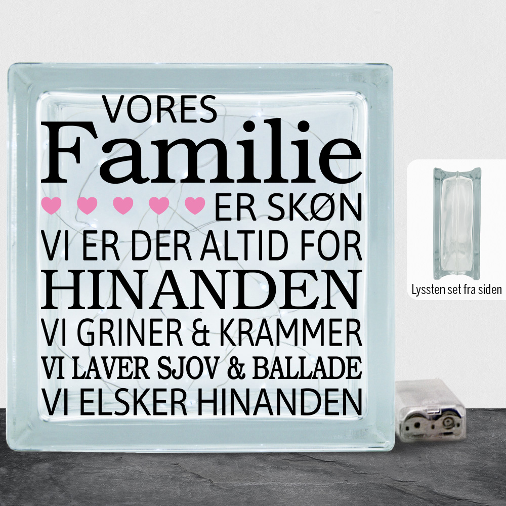 Vores familie er skøn... | Lyssten
