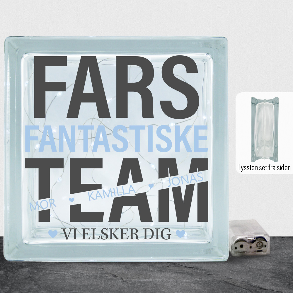 Fars fantastiske team | Lyssten