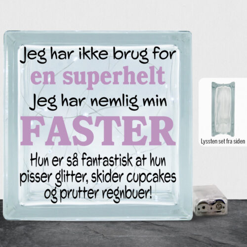 Jeg har ikke brug for en superhelt... - faster | Lyssten