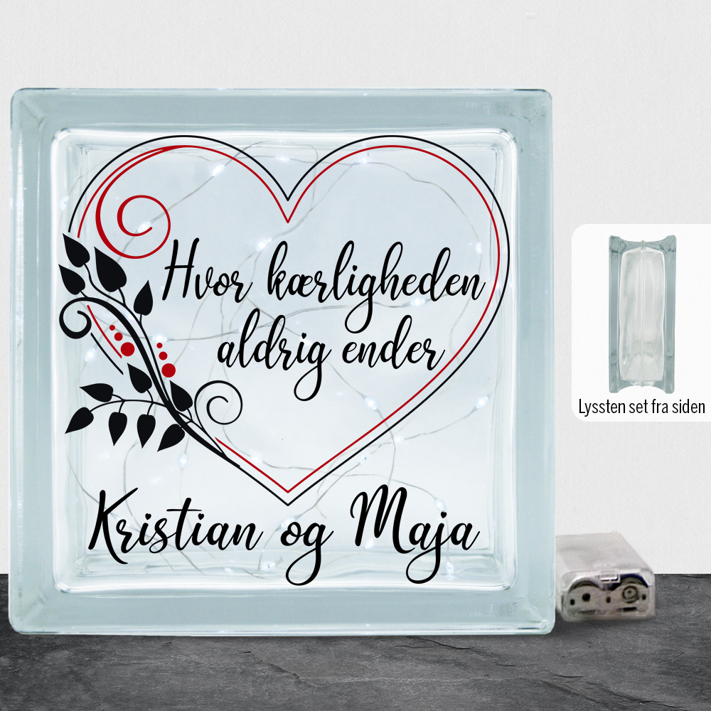 Decor hjerte design 1 | Lyssten