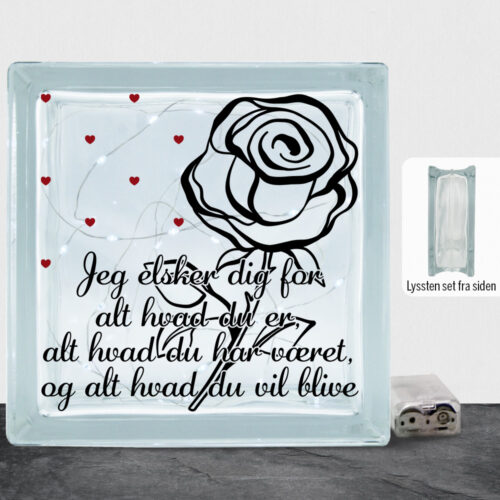 Jeg elsker dig for alt hvad du er... | Lyssten