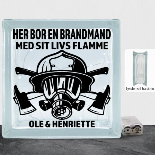 Her bor en brandmand design 1 | Lyssten