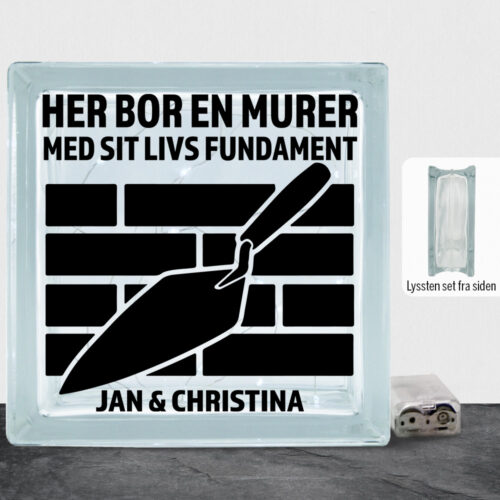Her bor en murer design 1 | Lyssten