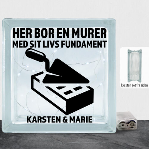 Her bor en murer design 2 | Lyssten