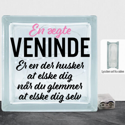En ægte veninde... | Lyssten