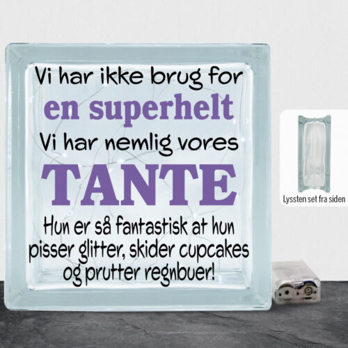 Alternative view of Jeg har ikke brug for en superhelt... - tante | Lyssten