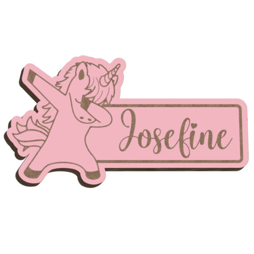 Cool unicorn | Bordkort (farvet overflade) - Image 2