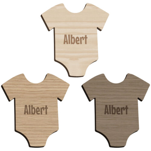 Baby body | Bordkort (træfinér) - Image 2