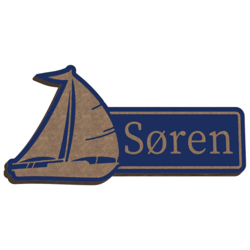 Sejlbåd #1 | Bordkort (farvet overflade) - Image 2