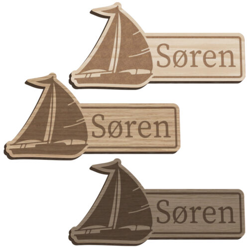 Sejlbåd #1 | Bordkort (træfinér) - Image 2