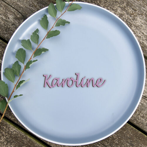 Bordkort udskåret #6 | Bordkort (farvet overflade)