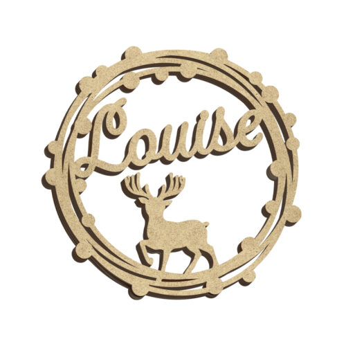 Dahlia Circle - Deer | Bordkort (træfiber) - Image 2