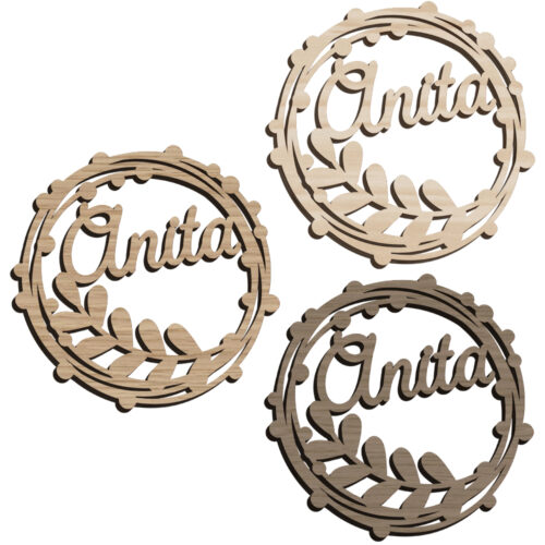 Dahlia Circle - Branch | Bordkort (træfinér) - Image 2