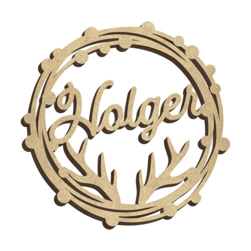 Dahlia Circle - Antlers | Bordkort (træfiber) - Image 2