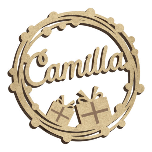 Dahlia Circle - Christmas gifts | Bordkort (træfiber) - Image 2