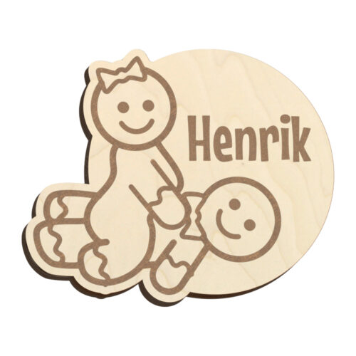 Frække peberkager#2 | Bordkort (poppel krydsfinér) - Image 2