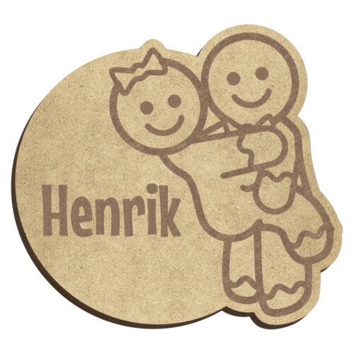 Frække peberkager #6 | Bordkort (træfiber) - Image 2