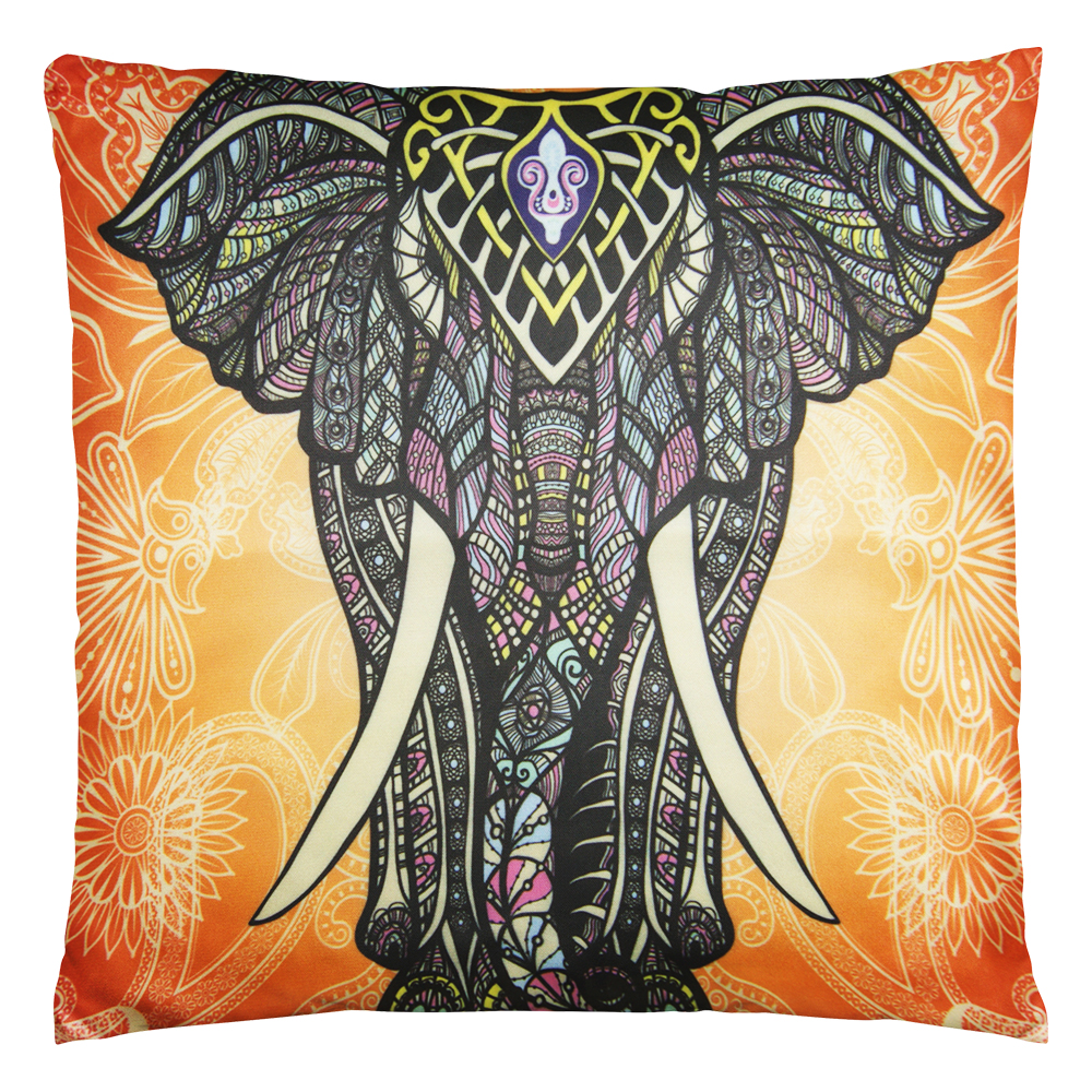 Doodle Art Elephant #7 | Pyntepude med print