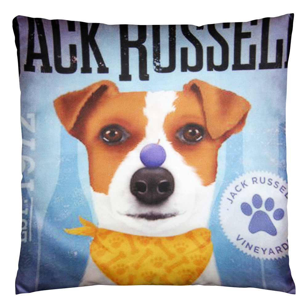 Dogface - jack russel | Pyntepude med print