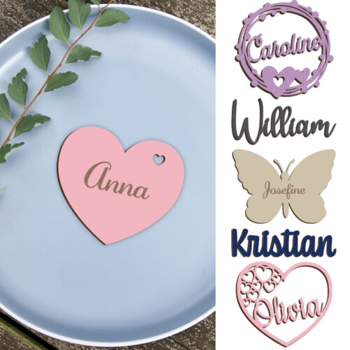 Bordkort (farvet overflade)