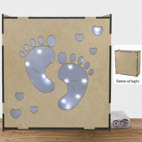 Babyfødder | Lyskasse (træfiber)