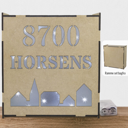 By Horsens 8700 | Lyskasse (træfiber)