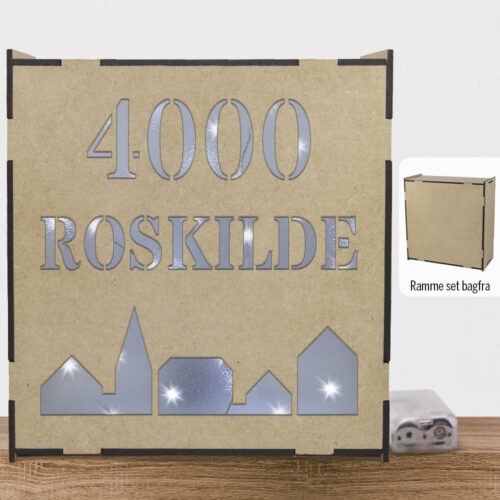 By Roskilde 4000 | Lyskasse (træfiber)