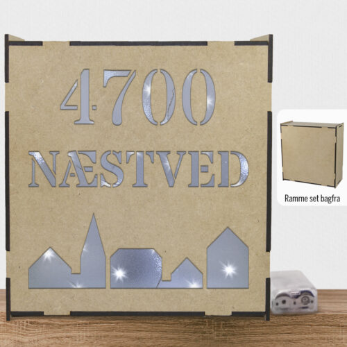 By Næstved 4700 | Lyskasse (træfiber)