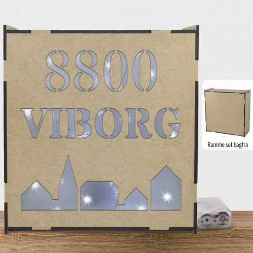 By Viborg 8800 | Lyskasse (træfiber)
