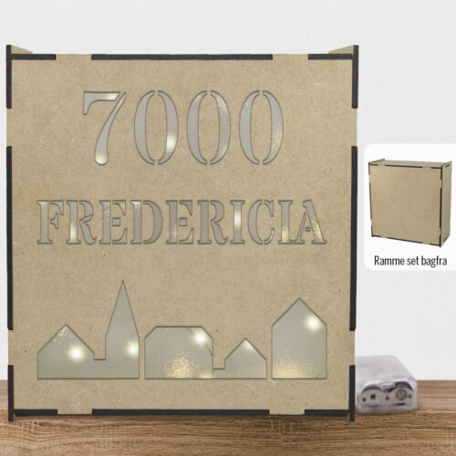 Alternative view of By Fredericia 7000 | Lyskasse (træfiber)