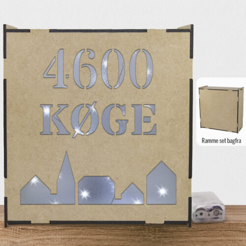 By Køge 4600 | Lyskasse (træfiber)