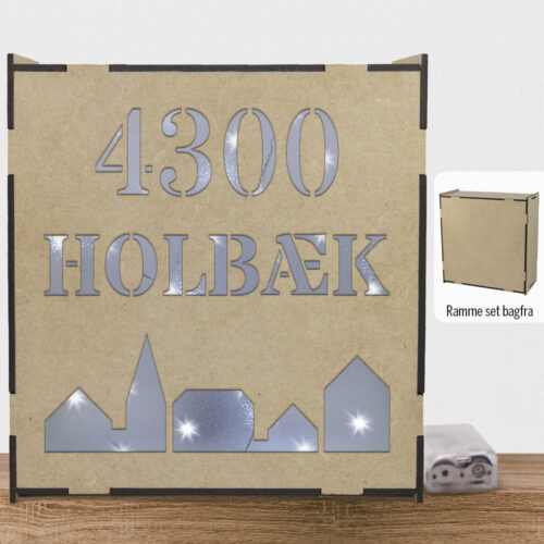 By Holbæk 4300 | Lyskasse (træfiber)