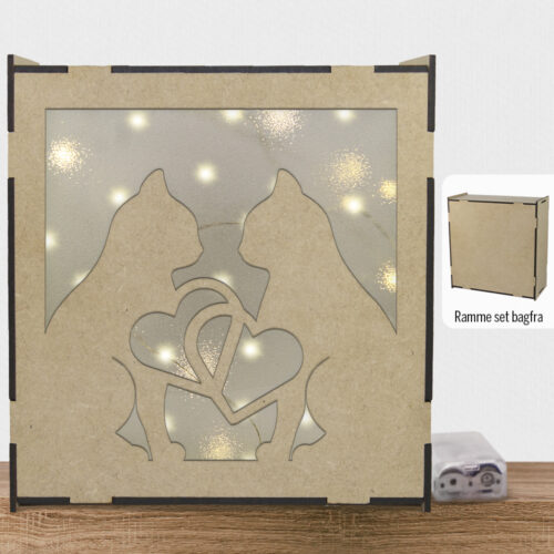 Alternative view of Katte | Lyskasse (træfiber)