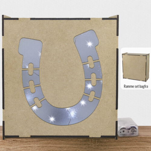 Hestesko | Lyskasse (træfiber)