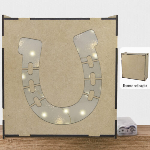 Alternative view of Hestesko | Lyskasse (træfiber)