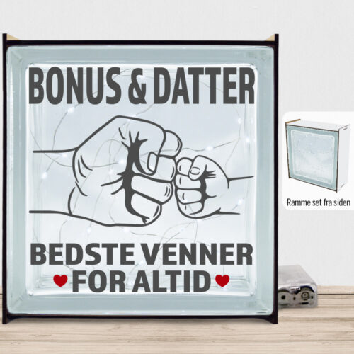 Bedste venner for altid - bonus | Lyssten med ramme (farvet overflade) - Image 2