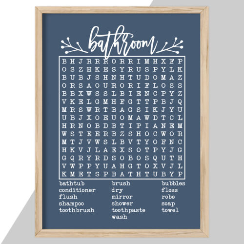 Bathroom words... full color  | Plakat - Image 2