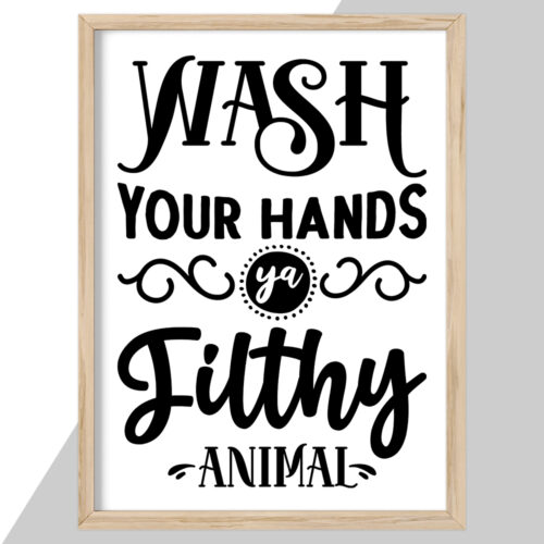 Wash your hands ya filthy animal | Plakat - Image 2