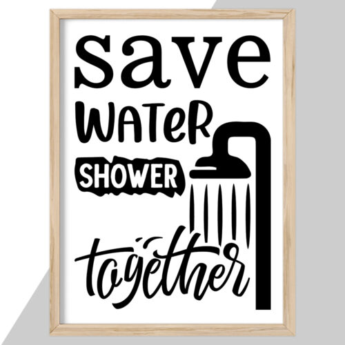 Save water shower together | Plakat - Image 2