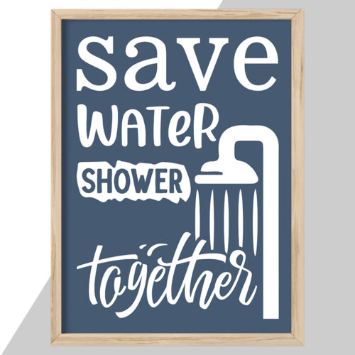 Save water shower together... full color  | Plakat - Image 2