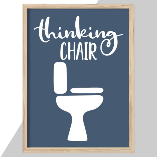 Thinking chair... full color  | Plakat - Image 2