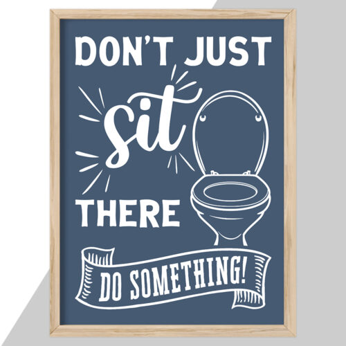 Don't just sit there do something... full color  | Plakat - Image 2