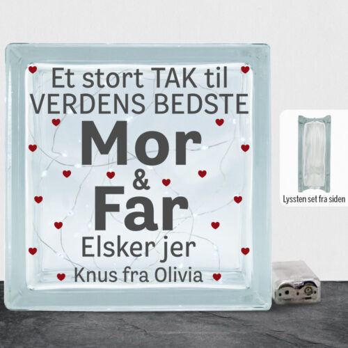 Et stort tak til verdens bedste mor & far | Lyssten