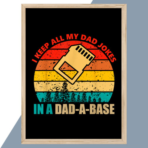 Dad-a-base retro floppy disk #3 | Plakat - Image 2