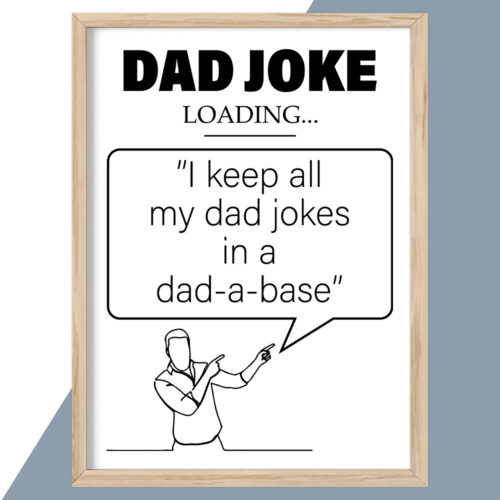 Dad joke loading... Dad-a-base | Plakat - Image 2