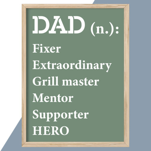 Dad - Hero... full color | Plakat - Image 2