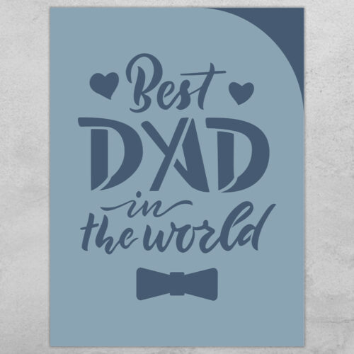 Best dad in the world... full color | Plakat