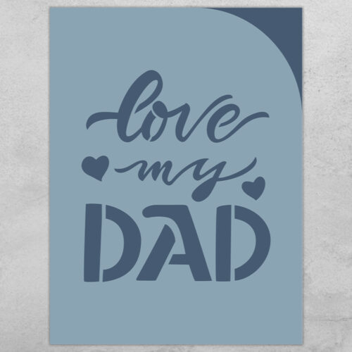 Love my dad... full color | Plakat