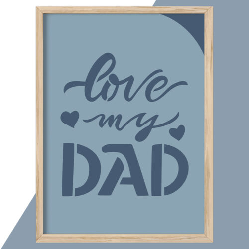 Love my dad... full color | Plakat - Image 2